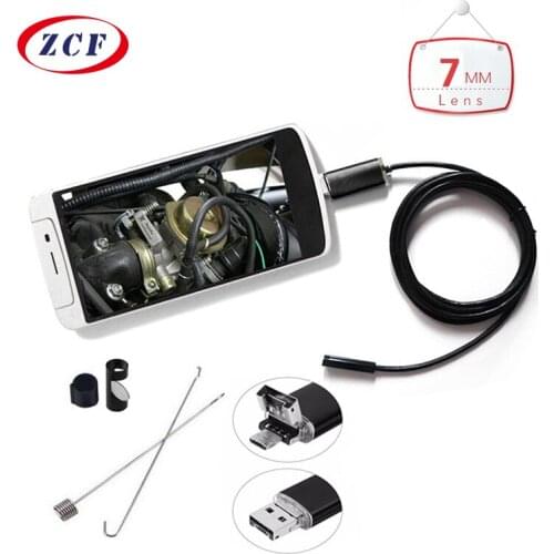 MINI Endoscope Camera Android endoscopy 7mm Lens IP67 Waterproof Inspection Borescope Micro OTG USB Car Camera Endoscope