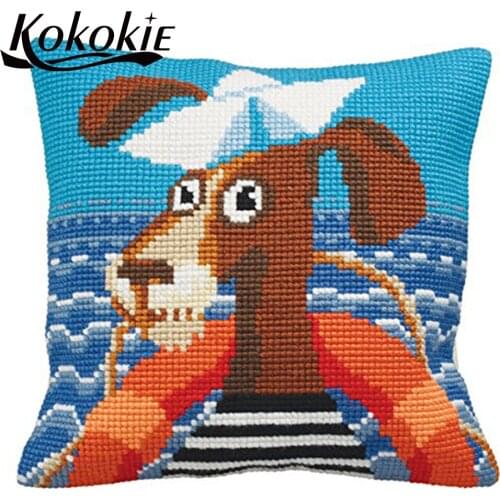 Latch hook diy rug pillow kits cross stitch kits cartoon Cushion embroidery yarn handicraft Crocheting Rug yarn pillowcase
