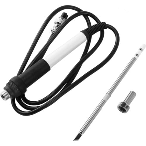 QUECOO Soldering Handle Set,for T12 Soldering Station &T12-K Soldering Iron Tip(Soldering Handle and Soldering Iron Tip)