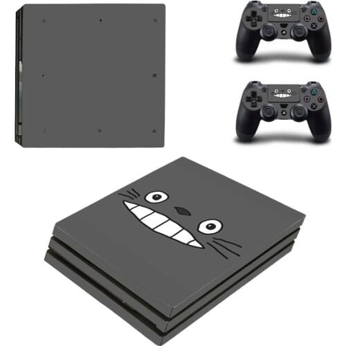 My Neighbor Totoro PS4 Pro Stickers Play station 4 Skin Sticker Decal Cover For PlayStation 4 PS4 Pro Console & Controller Skin