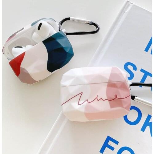 Abstract Shockproof Earphone Case For AirPods 2 Pro luxury Color Soft Headset Charging Box Protective Cover For Air Pods 3 1