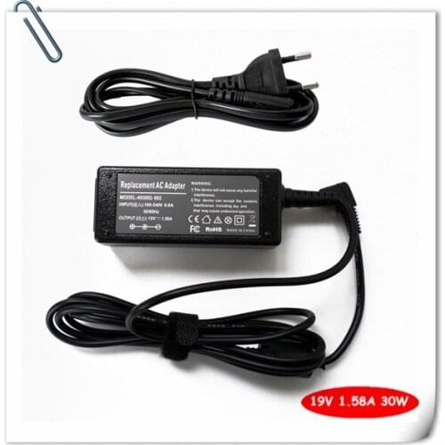 AC Adapter Power Supply Cord 30W 19V 1.58A for HP Compaq Mini 700 730 1000 1100 1101 1103 1033 1112 1120 Laptop Charger