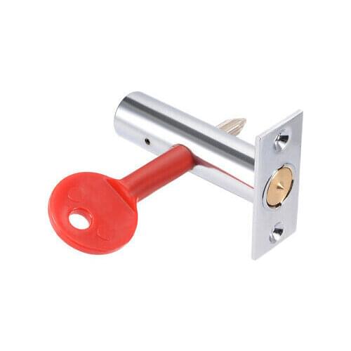 12mm Dia Brass Cylinder Core Cold Rolled Steel Hidden Tubewell Key Mortise Lock