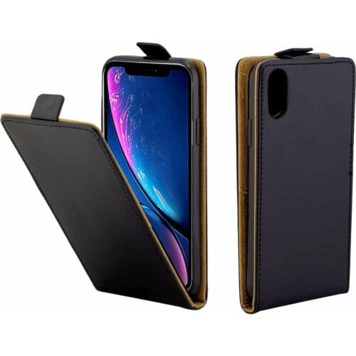 Protective Shell Case Business Style Vertical Flip TPU Leather Case for iPhone XR Phone Cover Case for iPhone TPU & PU Shell