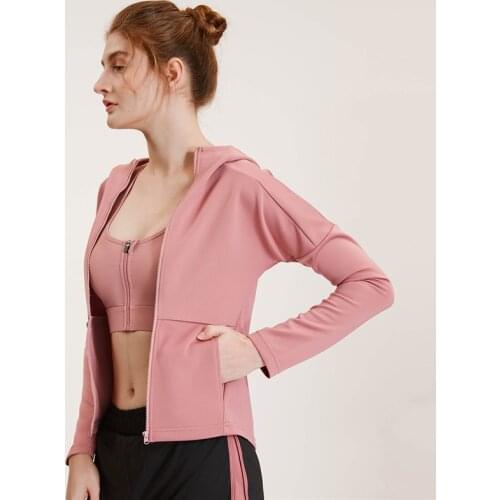 Willarde Women Running Jackets Outdoors Zipper Hoodies Yoga Long Sleeve Tops Breathable Workout Gym Clothing