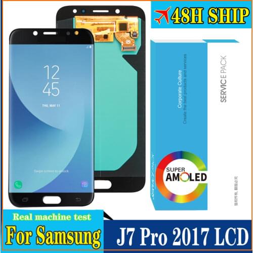 5.5'' OLED/Super AMOLED LCD Display For Samsung Galaxy J730 J730F J7 Pro 2017 Touch Screen Digitizer Assembly