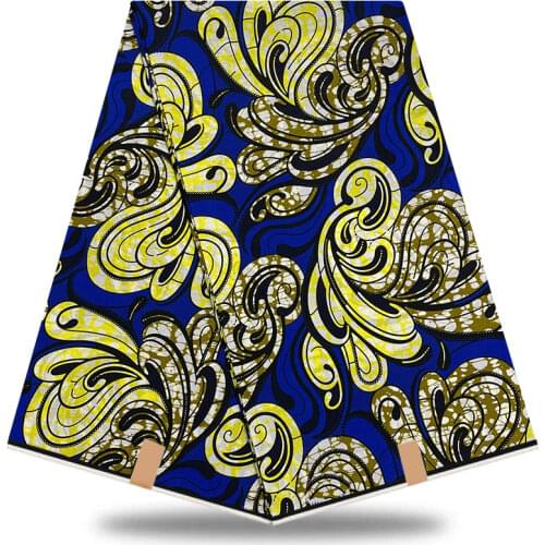 100%cotton Soft original wax fabric african print fabric wax tissue 2021 wholesale african ankara real wax sewing material 6yard