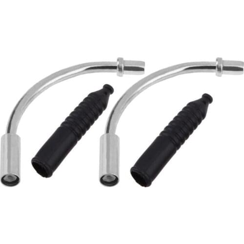 VODOOL 2 Sets V Brake Noodles Cable Guide Bend Tube Pipe MTB Mountain Bicycle Accessories Plastic Sleeves Boots Protector Hose