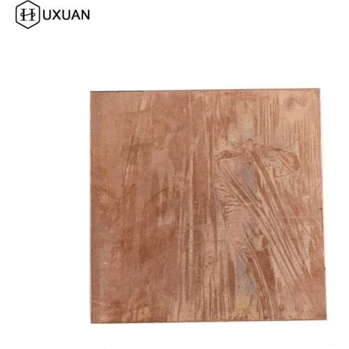 99.9% Copper Cu Metal Sheet Plate Nice Mechanical Behavior and Thermal Stability High Quality Tool Parts 100x100x0.8mm