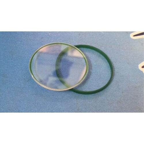 Free Shipping 1pc Green I Ring 32.7mm Flat Sapphire for R Watch Repair