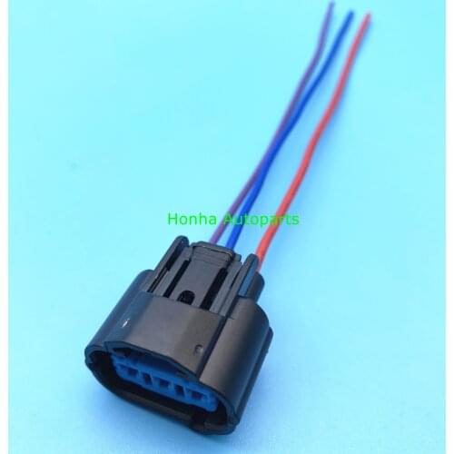 Free Shipping 3 Pin Female High Voltage Package Ignition Coil Speed Sensor Connector Plug For Honda 6189-0596 wire harness