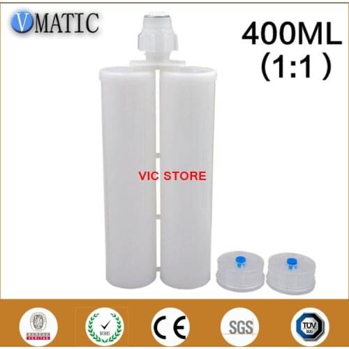 Free Shipping Quality Assurance Two Component Cartridge 1:1 For 400ml/cc Dispensing Gun Cartridge