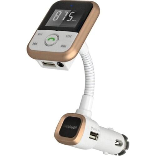 Wireless Bluetooth Car Kit + FM Transmitter + MP3 Player Support USB SD Card + 3.5mm line-in jack + USB Charger