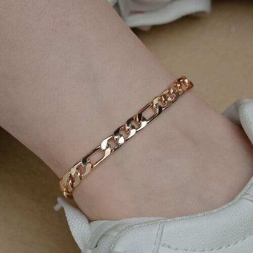 YADA Punk Gold Crystal Anklets Bracelet for Women Adjustable Sexy Ankle Summer Beach Barefoot Link Chain Sandals Ankle AT200010
