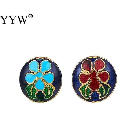 Flower Bead Zinc Alloy High-quality Round Gold Color Plated Bead Hollow Beads For Jewelry Making Suitable Fit Bracelets Women