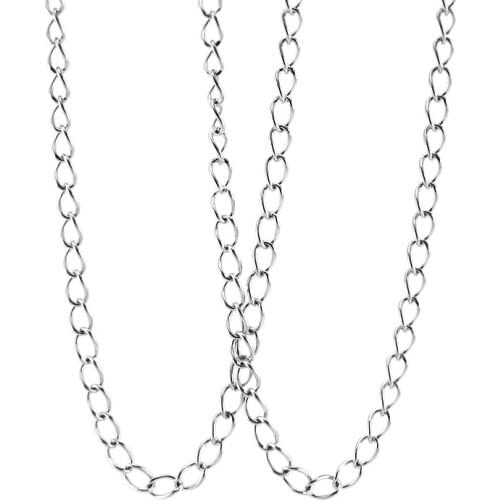 Chain Stainless Steel Jewellery Making 2.5mm Width Steel/Gold Rolo Link Chain Necklaces Sell IN 5 Meters Wholesale 5M