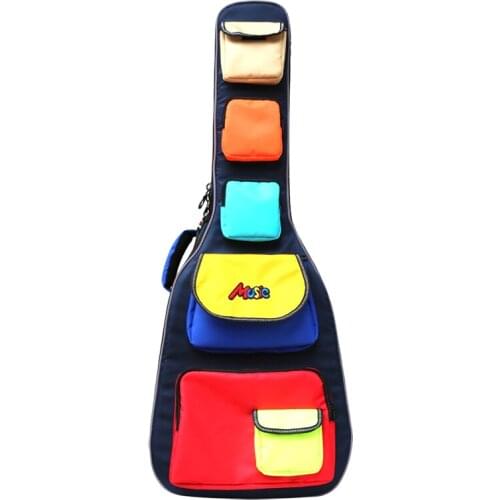 Duoer Guitar Case Bag E2 Rainbow Guitar Bag Waterproof 40 41 Inch Guitar Bags Backpack Factory Customize Wholesal Guitar Bag