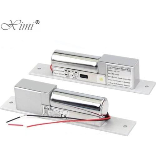 DC12V Low Temperature And Timer Power To Lock And Unlock Without Power Double Line NC Safe Electric Bolt Lock