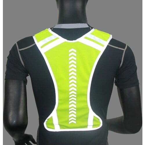 Hot Reflective Vest Safe Jacket for Running Jogging Cycling Motorcycle Night DO2