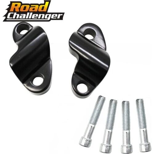 Motorcycle Handlebar Riser Kit 1"Bar Heighten Block Extension Kit For Harley Sportster XL1200X XL1200XS 48 2010-2018