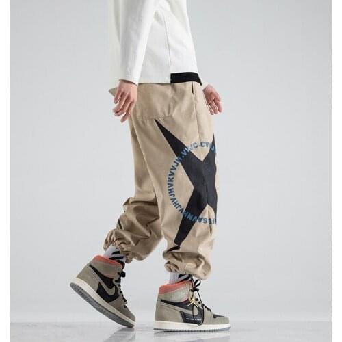 Men Pants Hip Hop Harem Joggers Pants 2020 New Male Trousers Mens Joggers Solid Multi-pocket Pants Sweatpants