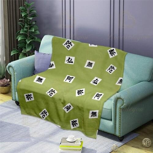 Anime Soft Warm Fleece Blanket Winter Sheet Bedspread Sofa Plaid Throw Childrens Favorite Game Thin Flannel Blankets
