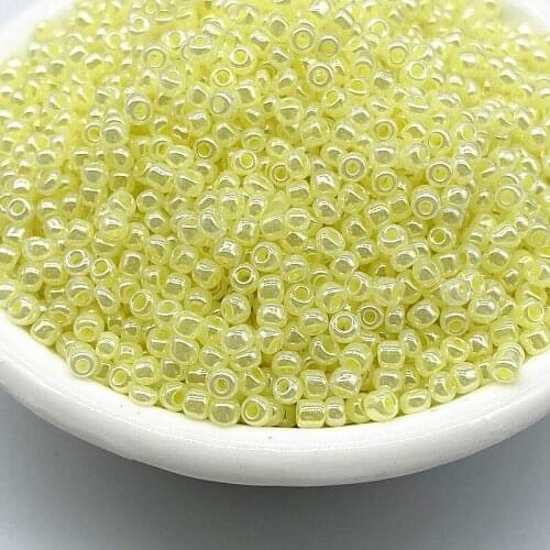 New 15g/lot 2--4mm Cream Beads Charm Czech Glass Seed Beads DIY Bracelet Necklace Beads for Jewelry Making # 07