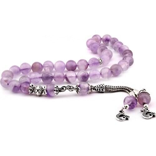 Pavrika Natural Stone Rosary Amethyst