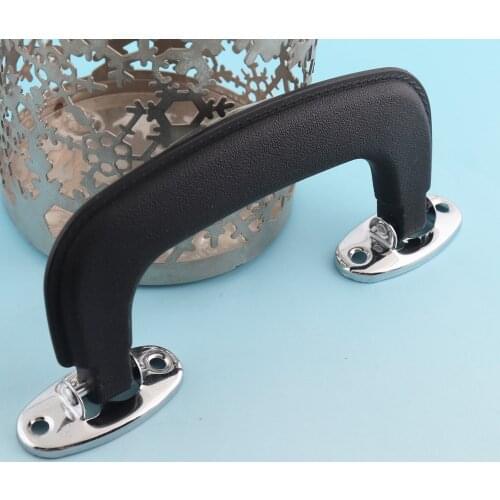 Plastic Suitcase Handle 5" Black & silver Box Handle Suitcase Handle Arched Trunk Handle Hardware Leatherware Craft