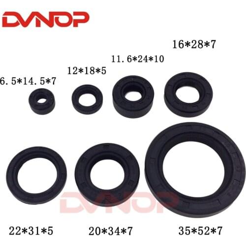Full Complete Engine Oil Seal Rubber Gear Shaft Seal For Honda CBT125 CBT 125 244FMI 247FMJ Seal Parts
