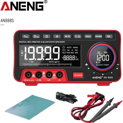 ANENG AN888S Profesional Digital Bench Multimeter 19999 Counts Transistor Tester Auto Range Voltmeter Multifunction Calibrator