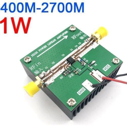 RF2126 400-2700MHZ broadband RF Power Amplifier 2.4GHZ 1W FOR WIFI Bluetooth Ham Radio Amplifier