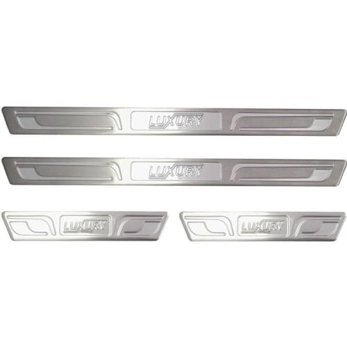For Dacia Duster 2018 Model And Above Luxury Door Sill 4 Piece Stainless Steel