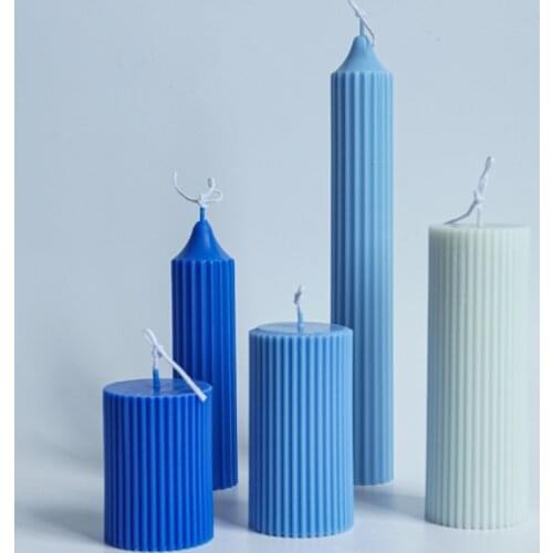 DIY Silicone Candle Mold Columnar Acrylic Mold Soap Mold Cake Mold Aromatherapy Candle Mold