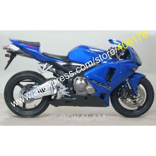 Injection Mold Blue Kit For Honda CBR600RR CBR600 05 06 CBR F5 600 RR 2005 2006 ABS Fairing Kit (Injection Molding)