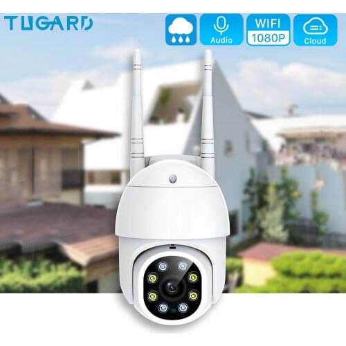 1080P PTZ Wireless IP Camera Outdoor Speed Dome Waterproof surveillance cameras with memory card WiFi Security CCTV Camera