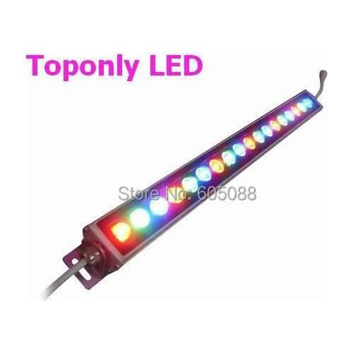 IP65 outdoor 500mm linear bar Edison led wall washer lamp DC24v high power led landscape lighting R/G/B/W/Y/RGB colors 30pcs/lot