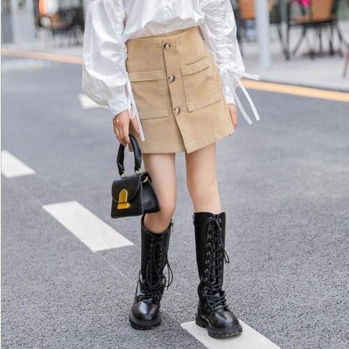 2020 new wholesale girls corduroy shorts autumn fashion girls shorts 4-9t F800