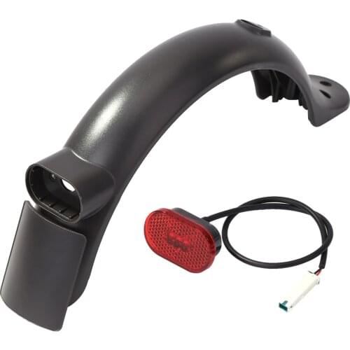 European 2th Fender for Xiaomi Scooter M365 1S Pro/ Pro 2 Rear Mudguard Taillight Brake Taillight License Plate Parts