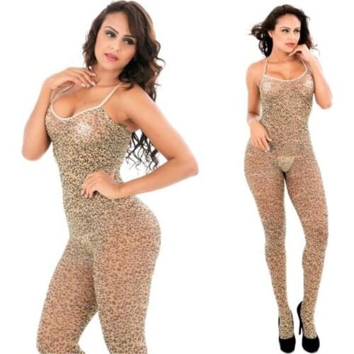 Leopard print Babysuit Women Erotic Lingerie Dress Porno Underwear Teddy BodyStockings Costumes Sex Clothes