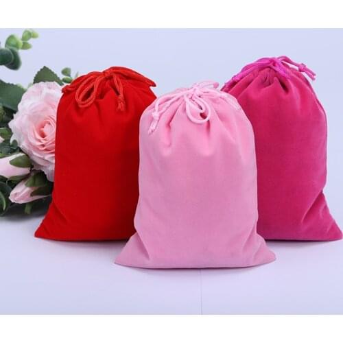 10Pcs Velvet Bag Drawstrings Pouches Small size Jewelry Gift Display Packing Bags Christmas Wedding Gift Bags & Pouches
