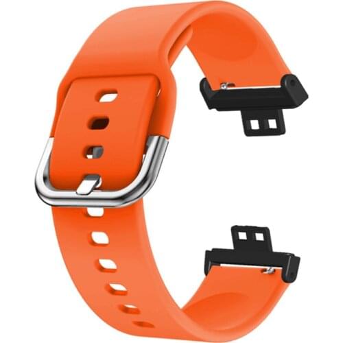 10 Colors Replacement Watchbands For Huawei Watch FIT Accessories Fashion Pure Color Silicone Strap Casual Sport Wrist Band