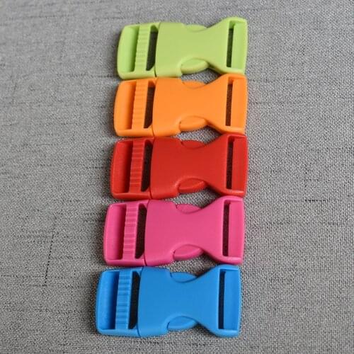 20 Pcs/Pack 20mm 25mm wholesale plastic Release Buckle Strap Belt Buckle For Bag Necklace Paracord Sewing DIY Accessory