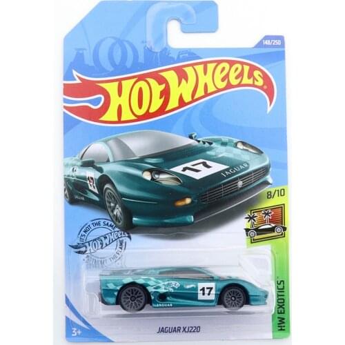 2020-148 Hot Wheels JAGUAR XJ220 Mini Alloy Coupe 1/64 Metal Diecast Model Car Kids Toys Gift