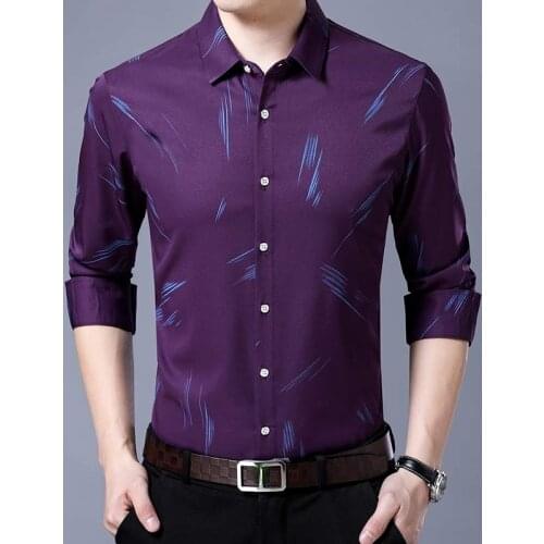 2021 Social Long Sleeve Striped Designer Shirts Men Slim Fit Vintage Fashions Mens Shirt Man Dress Jersey Casual Clothing