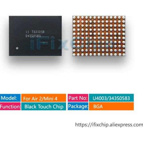 5pcs/lot U4003 black touch control ic chip for ipad air 2 ipad6 6 air2 mini 4