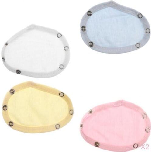 8Pcs Baby Kids Vest / Bodysuit Extender Adjustable Length 100% Cotton