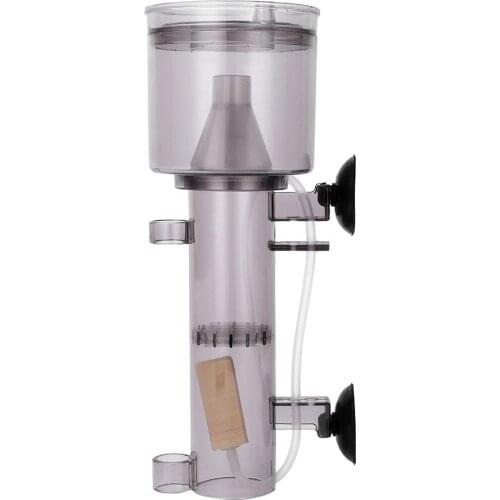 Aquarium Marine Fish Coral Tank Internal Hang On Air Driven Protein Skimmer With Wood Air Stone Tubing Plastic 600/800 L/H