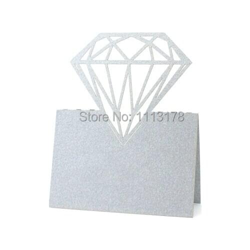 Diamond Wedding Place Cards, Escort Card, Wedding Escort Cards, Rustic Wedding, Diamond, Sitting Card, Geometric, Table Number