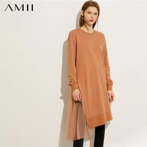 Женские длинные толстовки Amii China At AliExpress